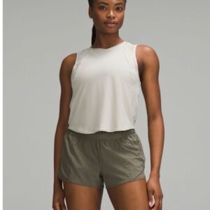 Lululemon Sculpt Cropped Tank Top in Mojave Tan, Size 4